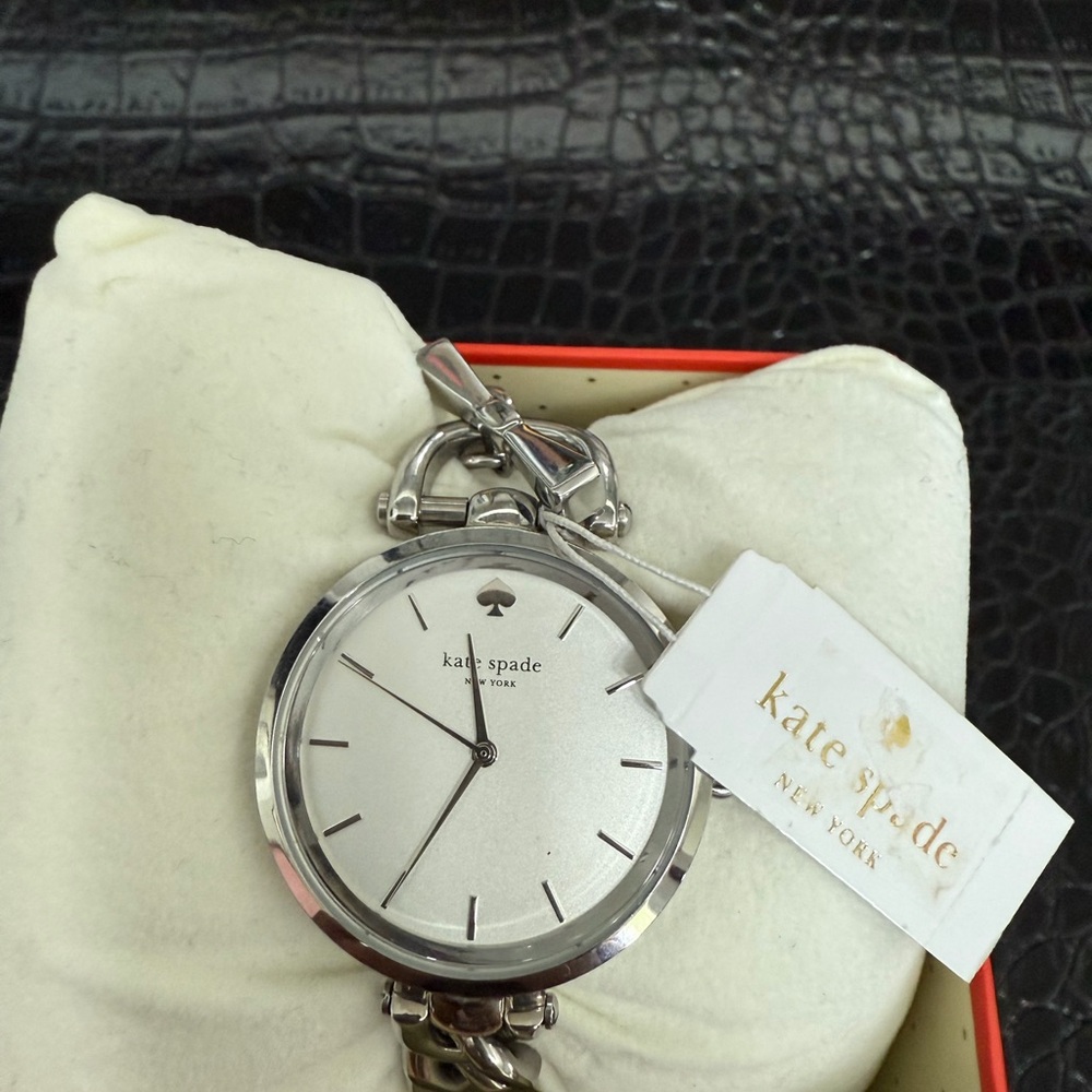 Kate Spade Metallic Silver Timepiece